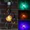 Solar Powered Color Changing Spiral Wind Spinner With LED Light Wind Chimes For Yard Decor 0