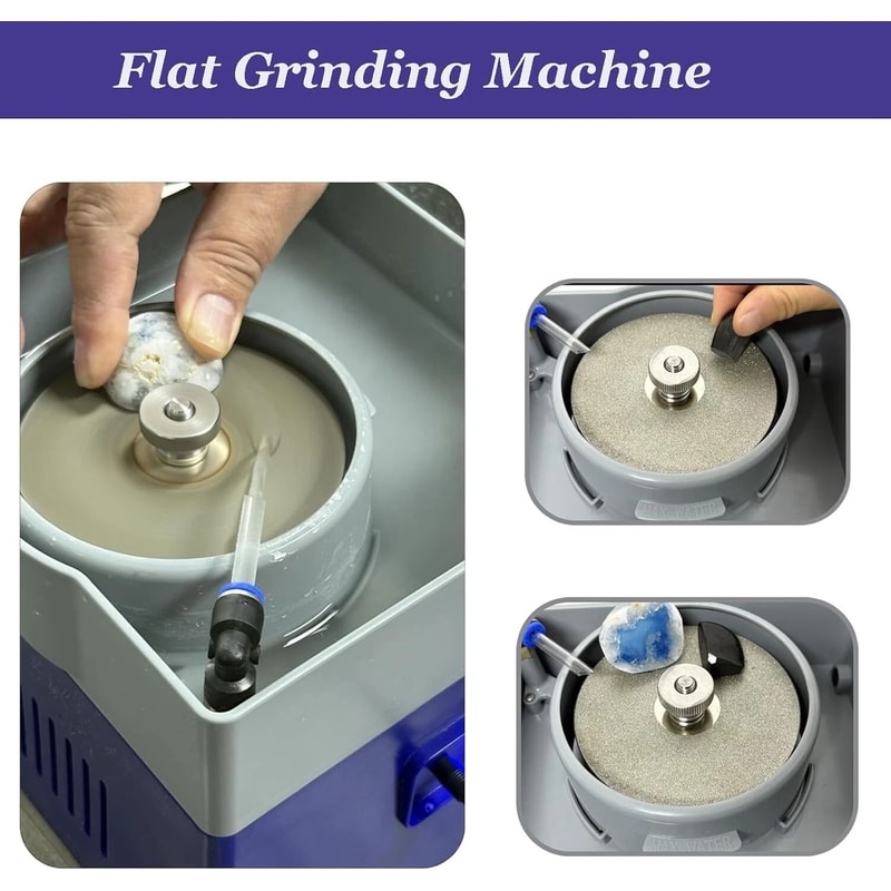 Flat Grinding And Polishing Machine For Mineral Rock Shaping Kit 5