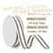 Natural Cotton Striped Ribbon Elegant Ivory Grosgrain For Crafting And Decoration 4