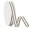 Natural Cotton Striped Ribbon Elegant Ivory Grosgrain For Crafting And Decoration 0