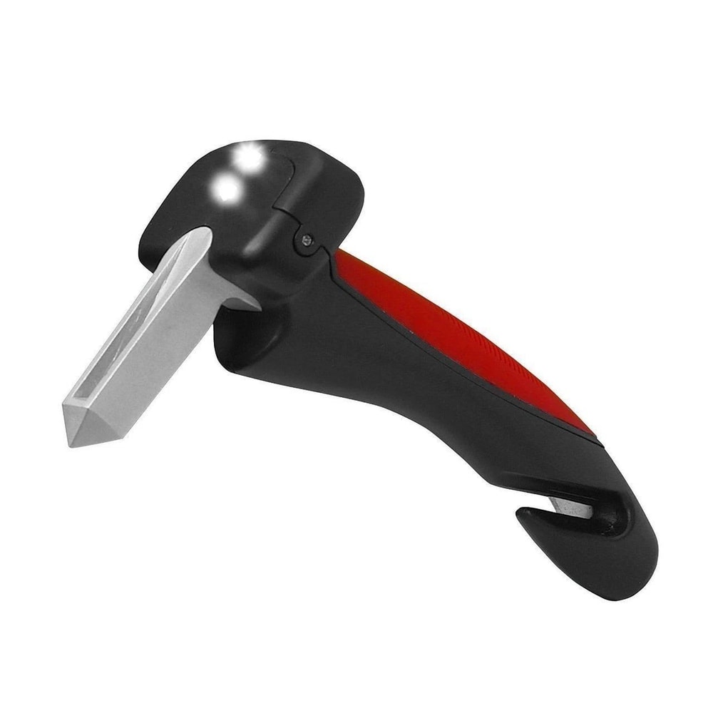 Car Handle Cane Mobility Aid With Flashlight Glass Breaker And Belt Cutter Auto Portable Assistance 3