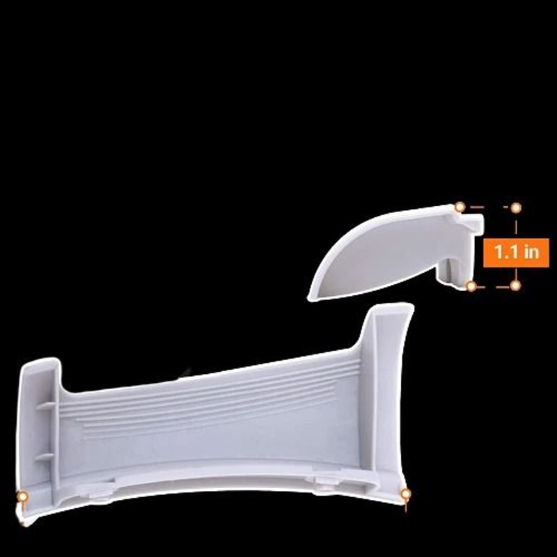 White Washer Door Handle Replacement Compatible With Kenmore Whirlpool Duet Models 1