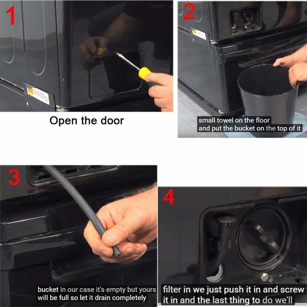 Filter And Cap Assembly Compatible With LG Washer Premium Replacement 1