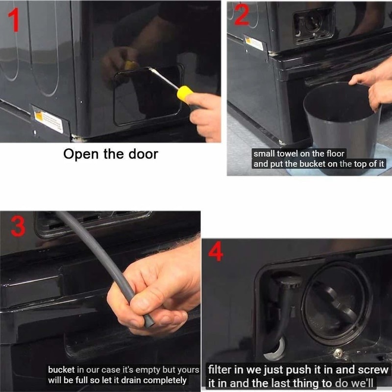 Filter And Cap Assembly Compatible With LG Washer Premium Replacement 1