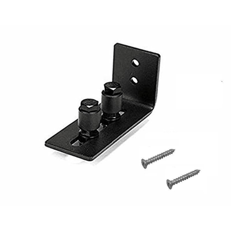 Adjustable Sliding Barn Door Hardware Flat Stay Roller Guide For Floor Mount Installation 3
