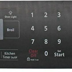 samsung oven control panel membrane switch replacement touchpad repair part
