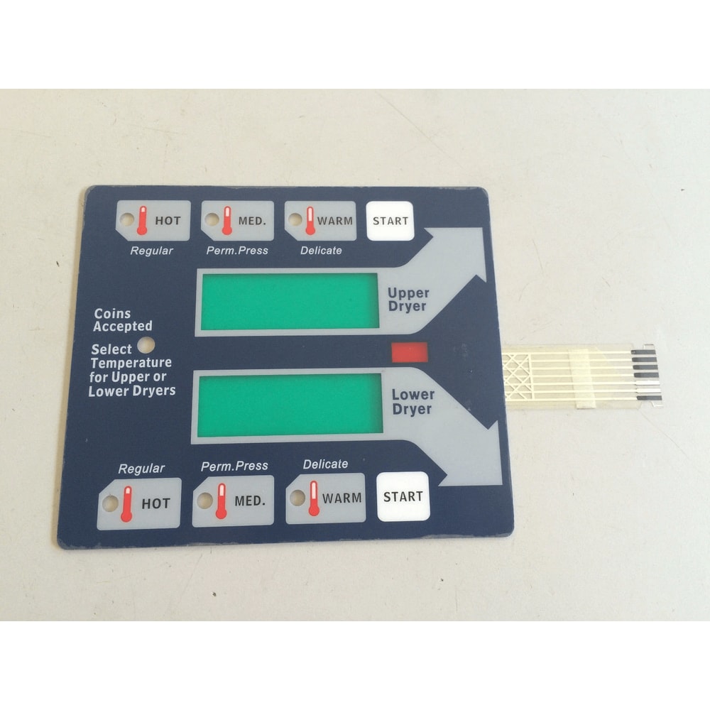 Dexter Dryer Touch Pad Control Panel Replacement Stack Dryer Keypad 0