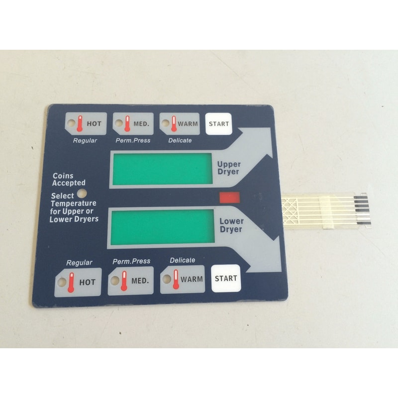 Dexter Dryer Touch Pad Control Panel Replacement Stack Dryer Keypad 0