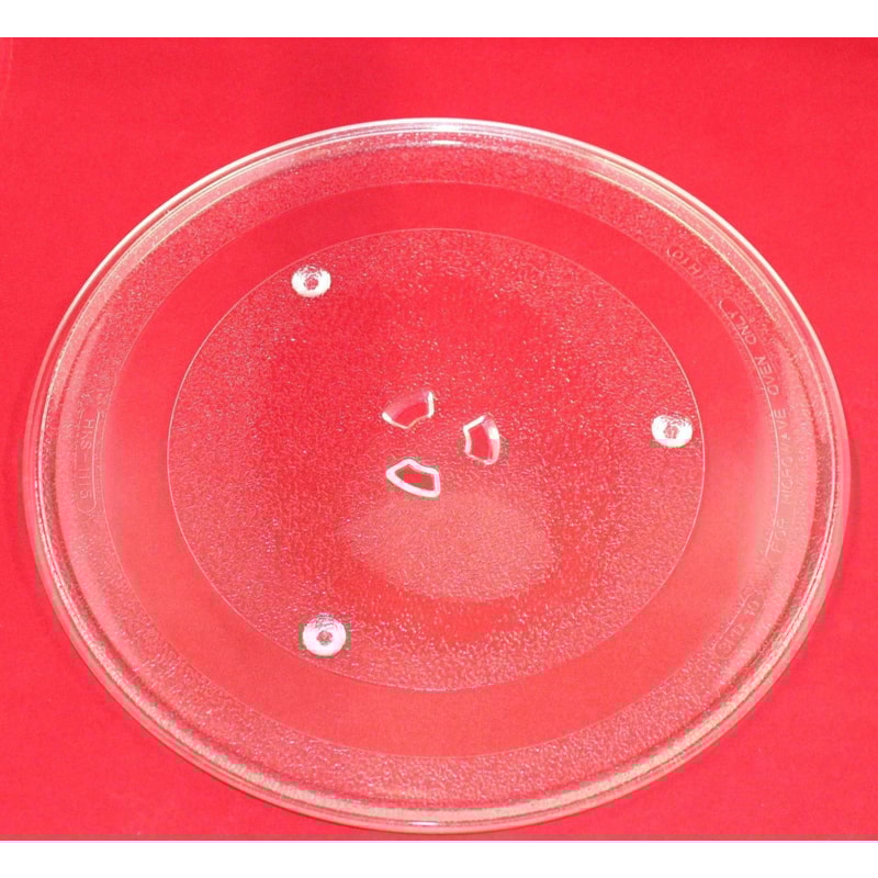 Microwave Glass Turntable Plate Replacement Cooking Tray Durable Heat Resistant 0