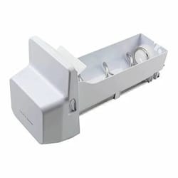 ice bucket tray compatible with samsung refrigerator replacement ice bin for model, white