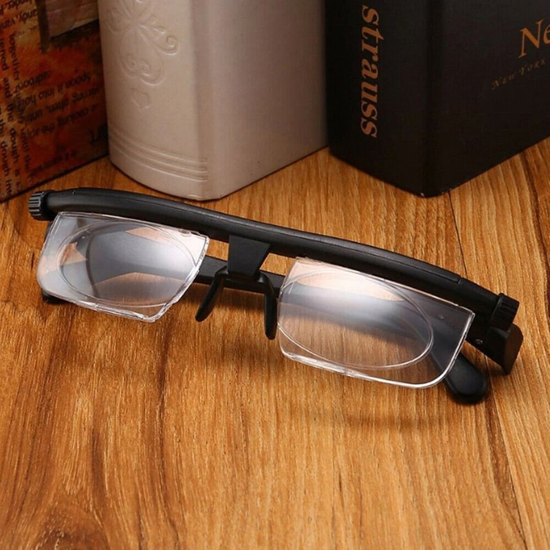 Vision Focus Adjustable Reading Glasses Myopia Eye Glasses With Variable Lens Magnification For Com 0