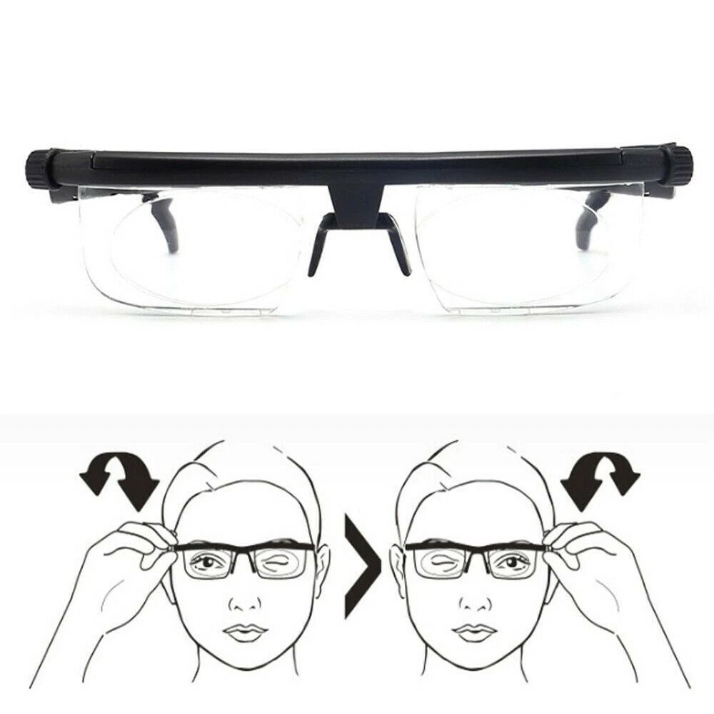 Vision Focus Adjustable Reading Glasses Myopia Eye Glasses With Variable Lens Magnification For Com 5