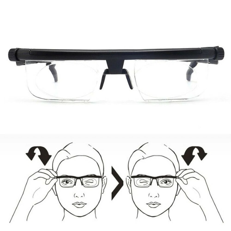 Vision Focus Adjustable Reading Glasses Myopia Eye Glasses With Variable Lens Magnification For Com 5