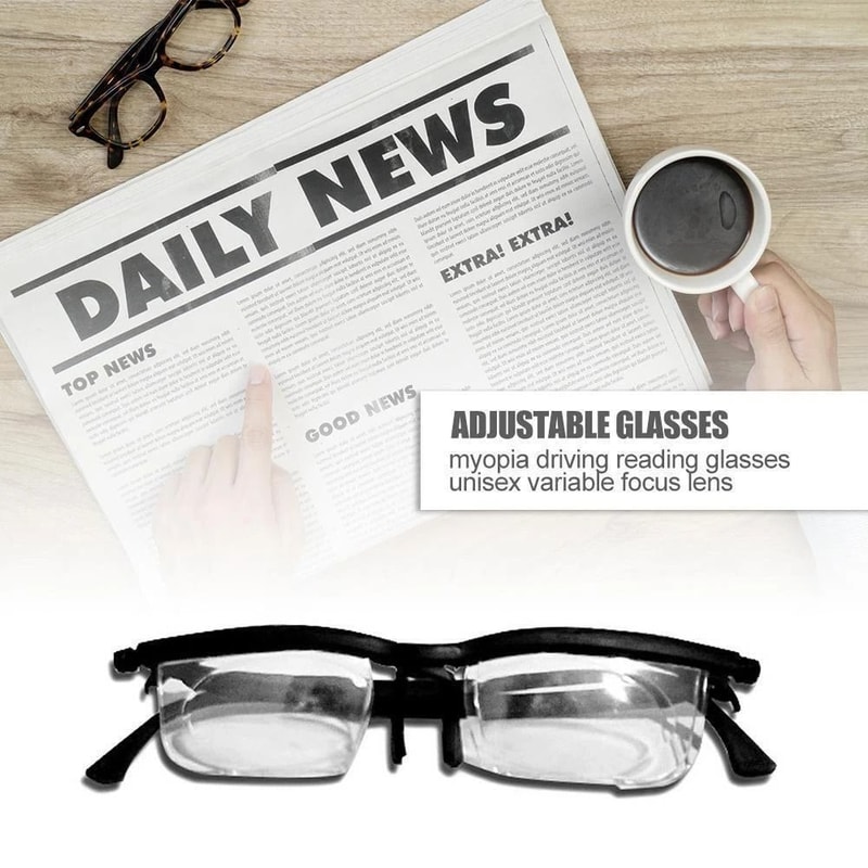 Vision Focus Adjustable Reading Glasses Myopia Eye Glasses With Variable Lens Magnification For Com 6