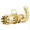 Outdoor Gatling Bubble Machine Automatic 8 Hole Bubble Maker Gold Gun Perfect For Outdoor Fun 8