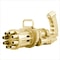 Outdoor Gatling Bubble Machine Automatic 8 Hole Bubble Maker Gold Gun Perfect For Outdoor Fun 8