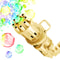 Outdoor Gatling Bubble Machine Automatic 8 Hole Bubble Maker Gold Gun Perfect For Outdoor Fun 7