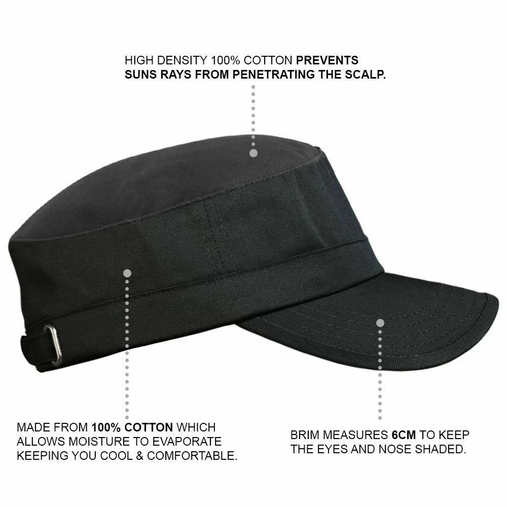 Cadet Hat Military Army Adjustable Patrol Cap For Men Women Golf Baseball Style 1