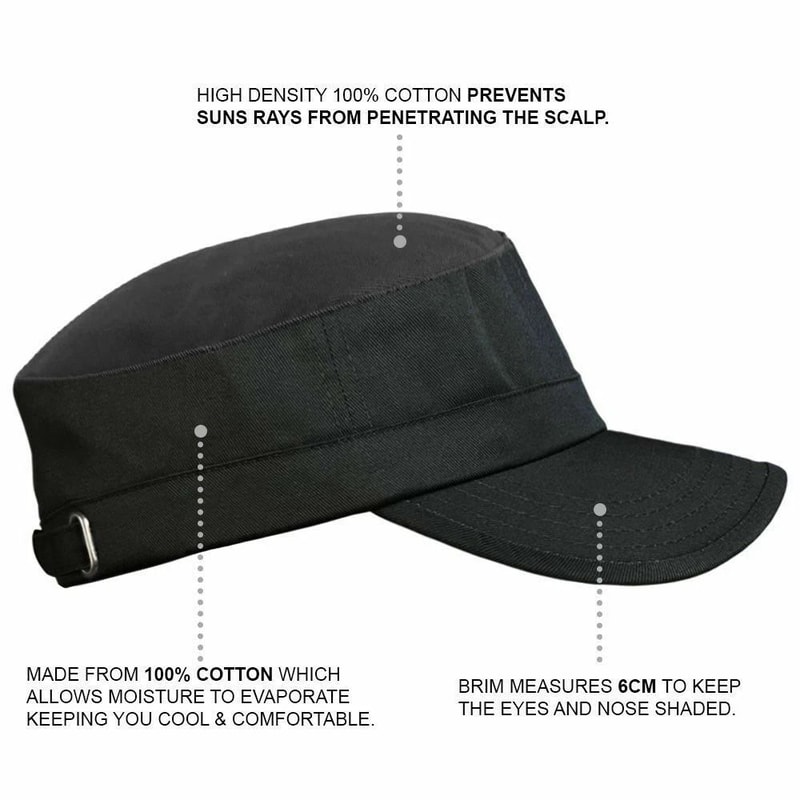 Cadet Hat Military Army Adjustable Patrol Cap For Men Women Golf Baseball Style 1