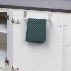 stainless steel towel rack for kitchen & cupboard doors over the door towel holder