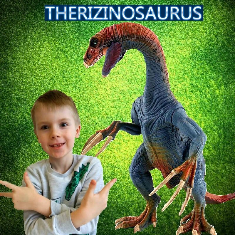 Jurassic Dinosaur Realistic Therizinosaurus Model Toy Gift For Kids 7