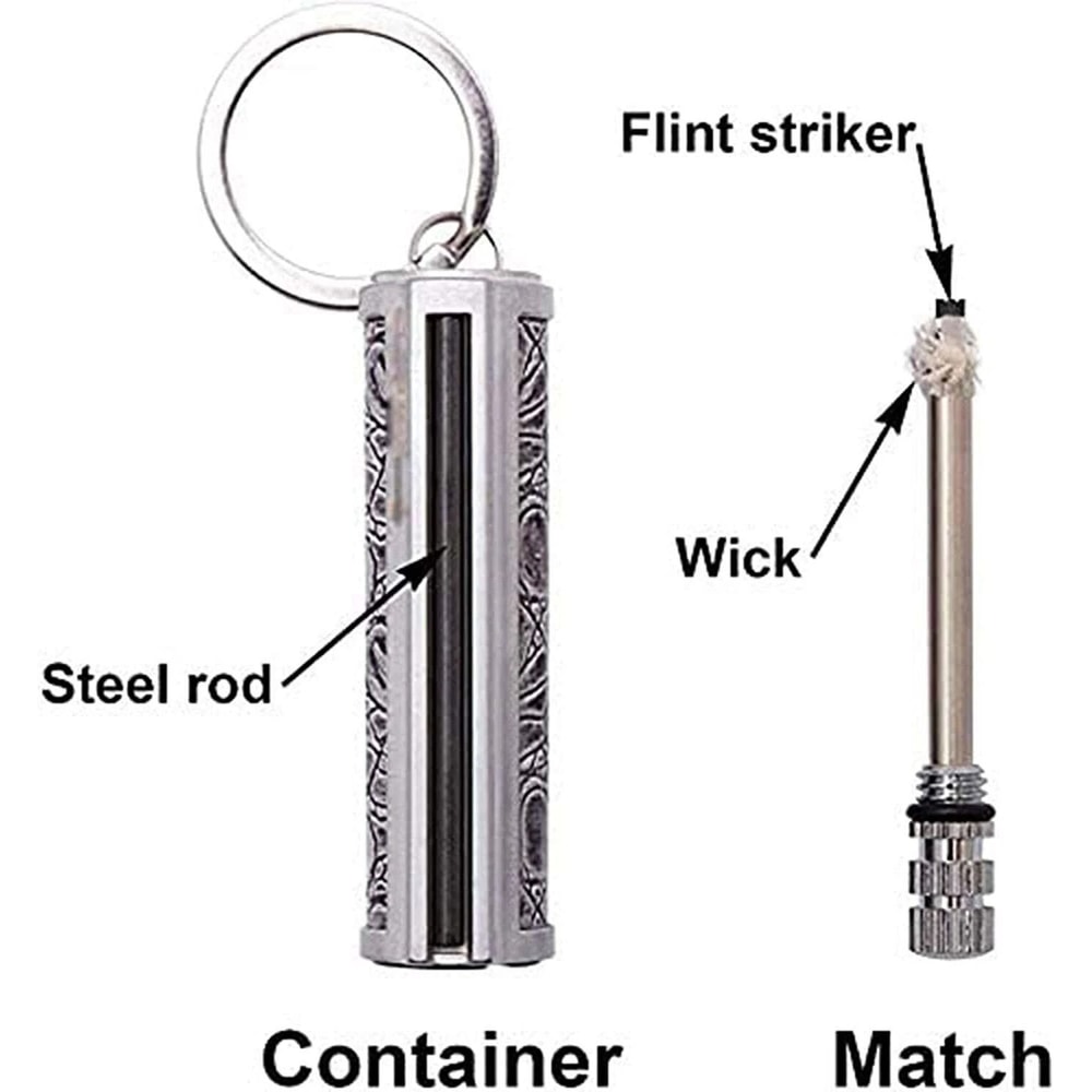 Waterproof Match Permanent Lighter Striker Fire Starter For Emergency Survival 1