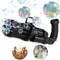 Outdoor Party Bubble Machine Toy Gun Automatic Gatling Bubble Maker For Kids Adults Perfect For Ou 0