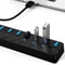 7 Port USB Hub Splitter Adapter High Speed Charging For PC Laptop Mac 4