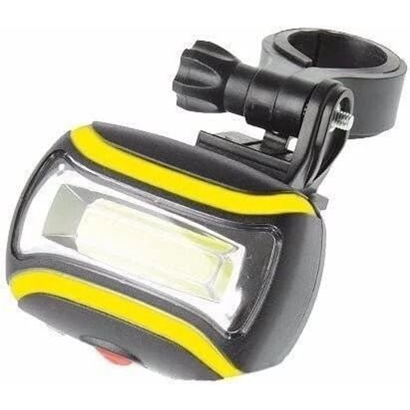 COB LED Bicycle Front Headlight 3 Lighting Modes WaterResistant And Detachable Flashlight 0