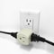 3 Outlet Indoor AC Power Adapter Grounded 3Prong Wall Tap UL Listed Grey 0