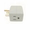 3 Outlet Indoor AC Power Adapter Grounded 3Prong Wall Tap UL Listed Grey 1