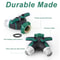 Wideskall Heavy Duty Metal Garden Hose 2 Way Y Splitter With Shut Off Valves 4