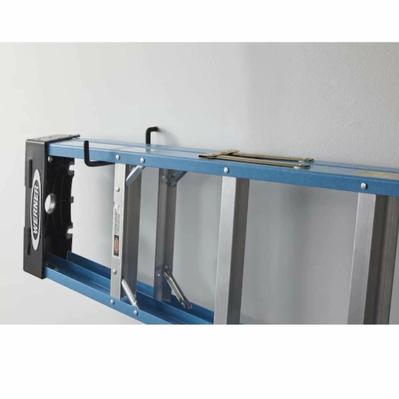 Heavy Duty Wall Mount Ladder Hanger Hooks Utility Tool Storage For Garage Organization 2