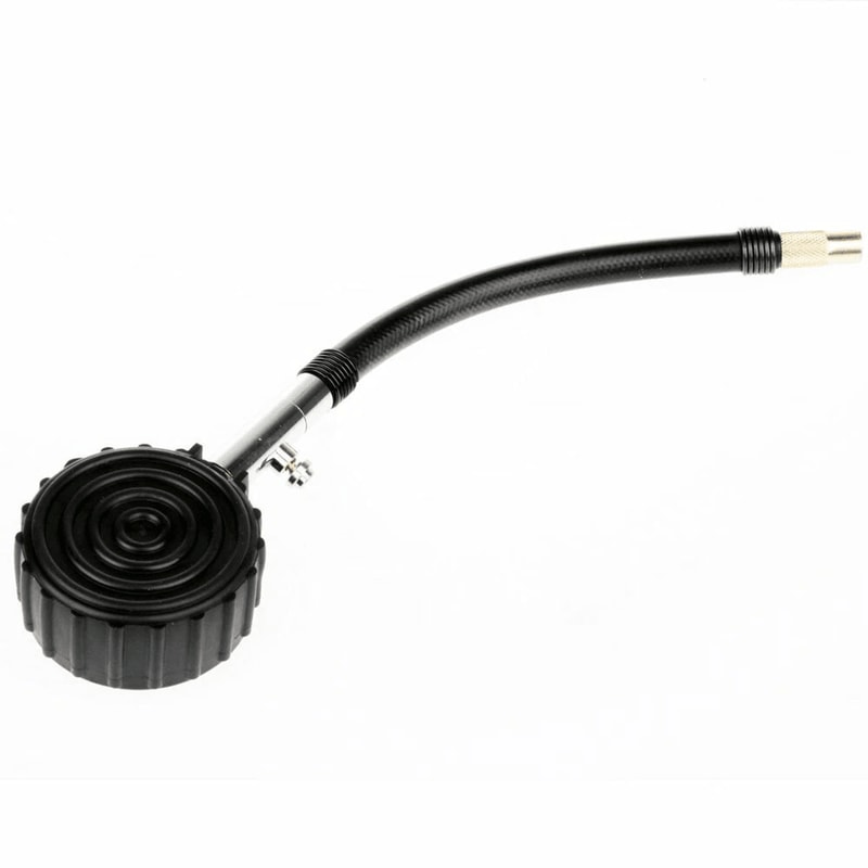 Accurate PSI Tire Pressure Gauge With Flexible Hose For Cars And Trucks 1