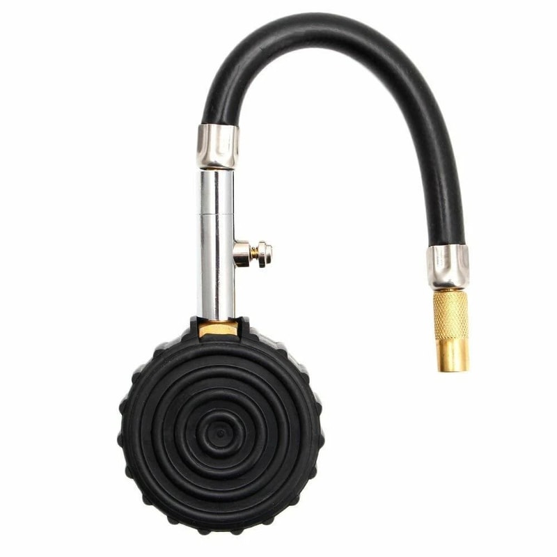 Accurate PSI Tire Pressure Gauge With Flexible Hose For Cars And Trucks 3