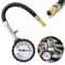 Accurate PSI Tire Pressure Gauge With Flexible Hose For Cars And Trucks 0