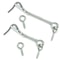 Heavy Duty Gate Hook And Eye Latch Set With Spring Lock For Barn Doors And Outdoor Gates 3