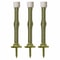 Brass Spring Door Stopper Durable Door Stop Spring Wall Protector 2