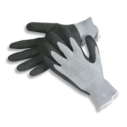 latex coated work gloves large cotton knit safety grip gloves for industrial warehouse use