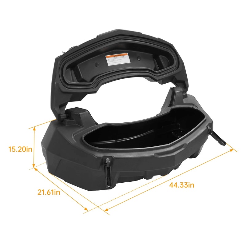 Can Am Maverick UTV Storage Box Waterproof ATV Rear Cargo Trunk 12