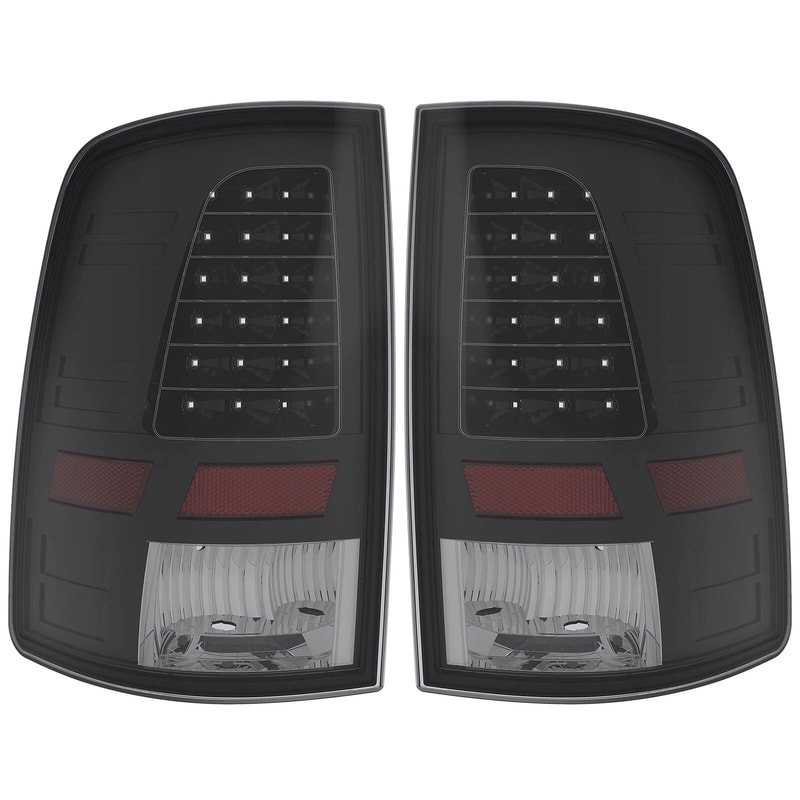 Dodge Ram LED Tail Lights Black Brake Lamps For Ram 3