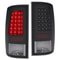 Dodge Ram LED Tail Lights Black Brake Lamps For Ram 7