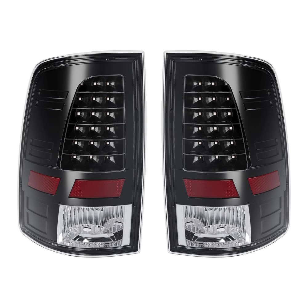 Dodge Ram LED Tail Lights Black Brake Lamps For Ram 15