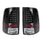 Dodge Ram LED Tail Lights Black Brake Lamps For Ram 15