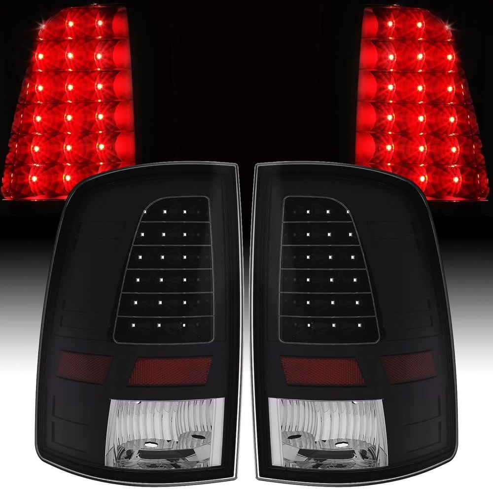 Dodge Ram LED Tail Lights Black Brake Lamps For Ram 0