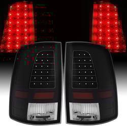 dodge ram led tail lights black brake lamps for ram