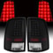 Dodge Ram LED Tail Lights Black Brake Lamps For Ram 0