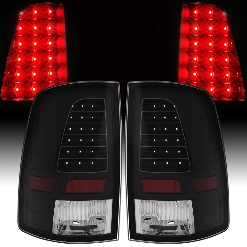 Dodge Ram LED Tail Lights Black Brake Lamps For Ram 0