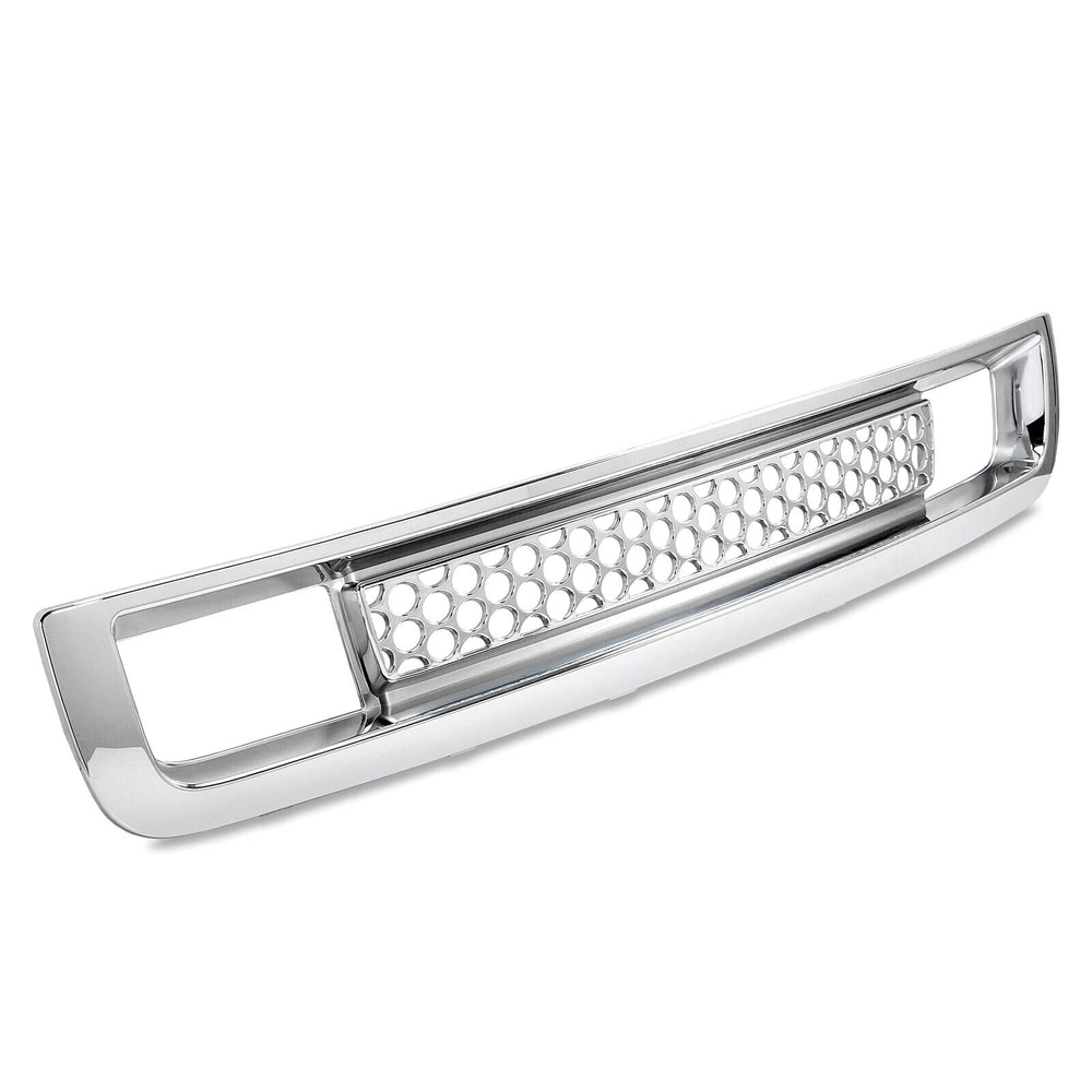 GMC Sierra Chrome Lower Bumper Grille Denali Mesh Upgrade 2