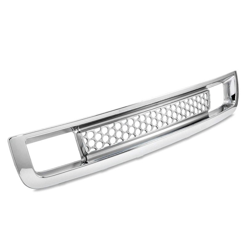 GMC Sierra Chrome Lower Bumper Grille Denali Mesh Upgrade 2